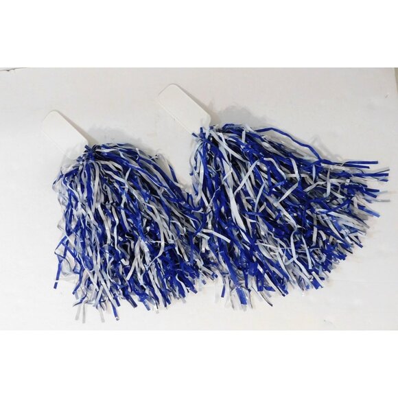Other - Dallas Cowboys Pom Poms Blue White Team Spirit Cheer Pair